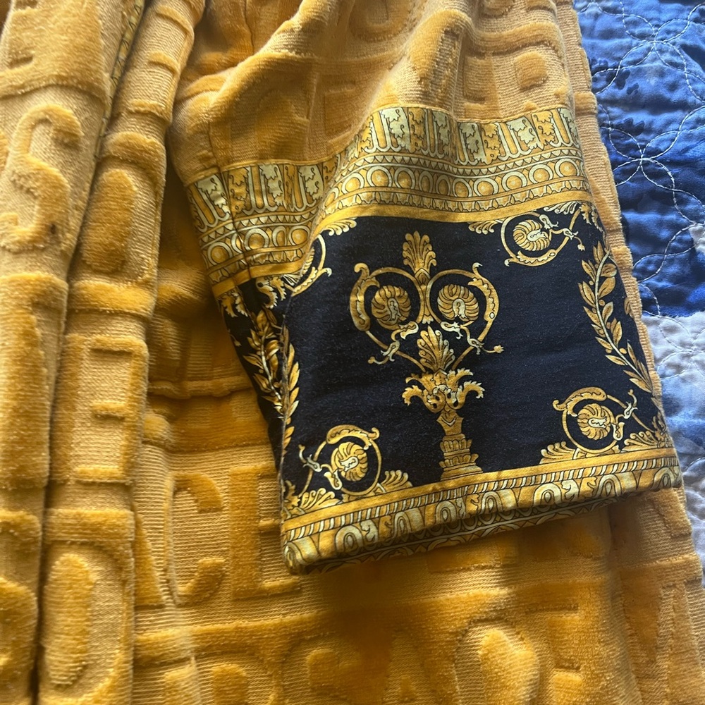 Versace Gold Embossed Robe - Picture 2 of 7